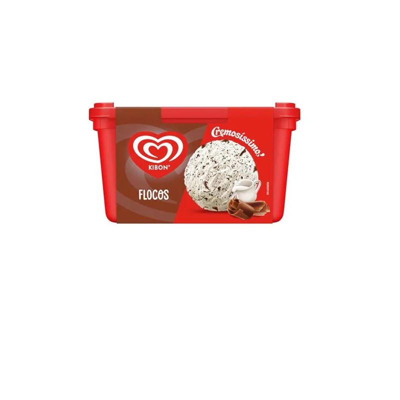 SORVETE KIBON CREMOSISSIMO FLOCOS 713G