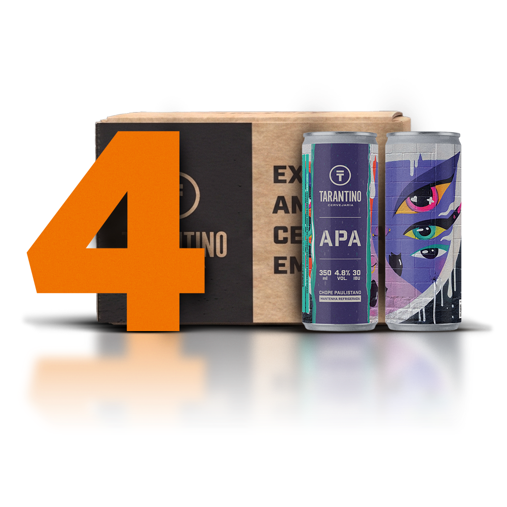 4 Pack | APA Tarantino 350ml | Produto próximo ao vencimento