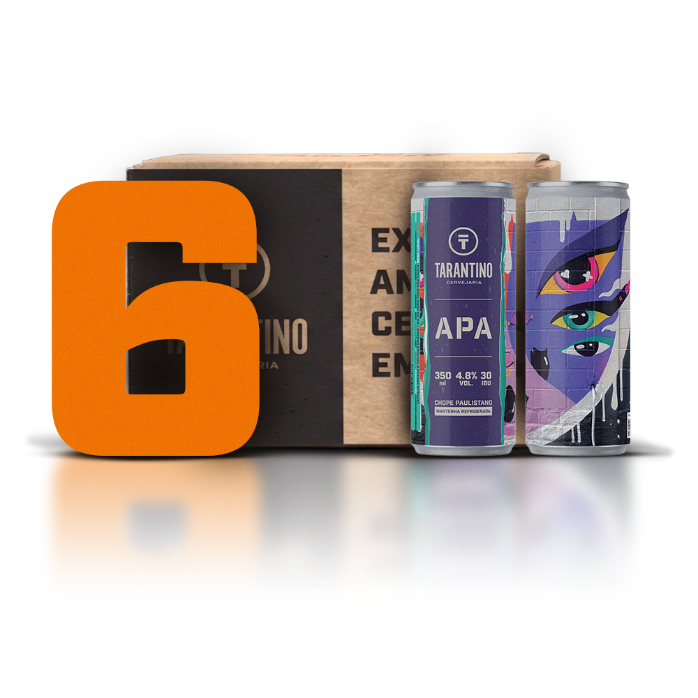 6 Pack | APA Tarantino 350ml | Produto próximo ao vencimento