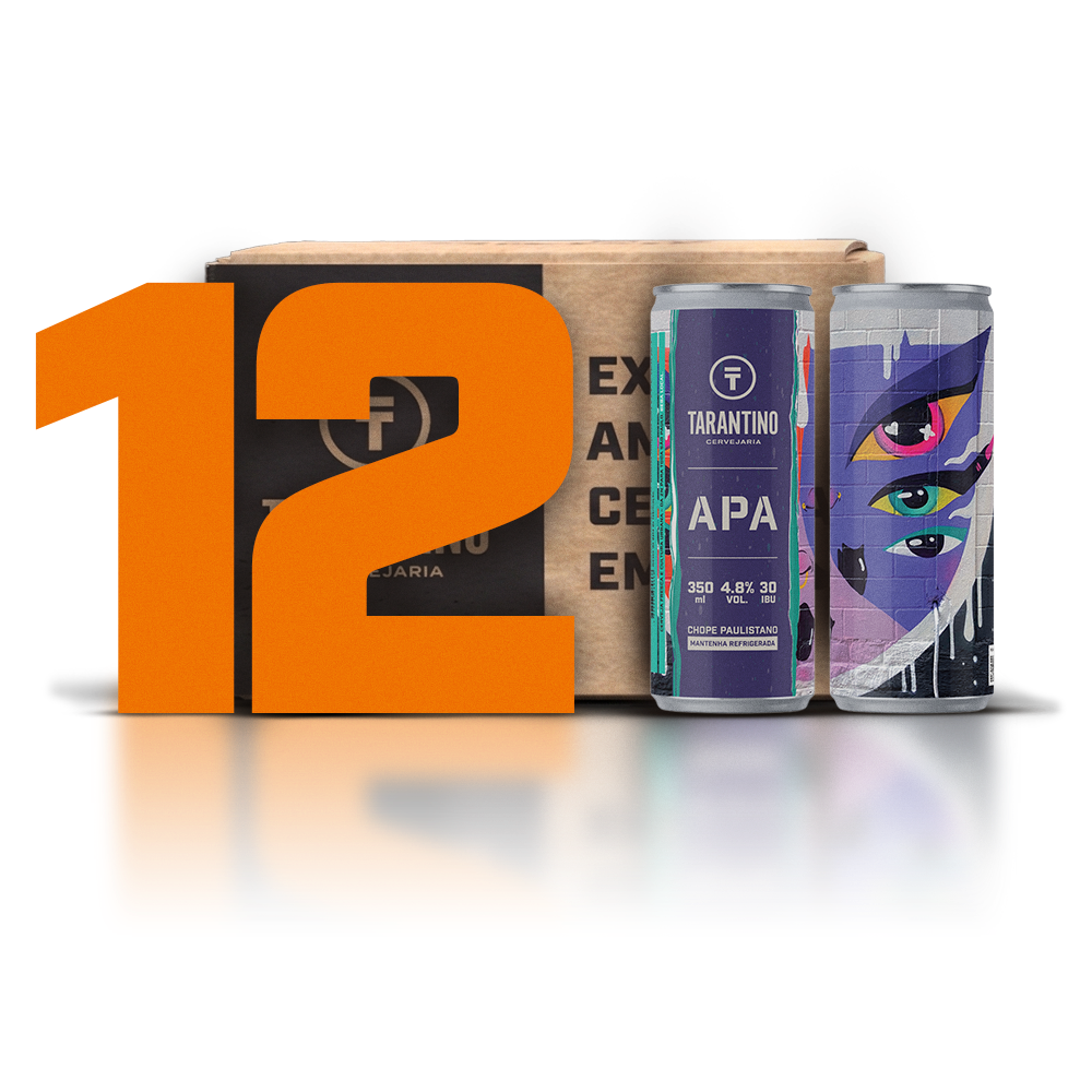 12 Pack | APA Tarantino 350ml | Produto próximo ao vencimento
