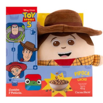 Caixa Pipoca Woody Toy Story 45g