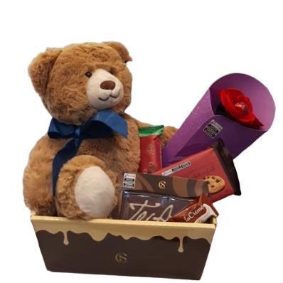 CESTA CALDA URSO AZUL