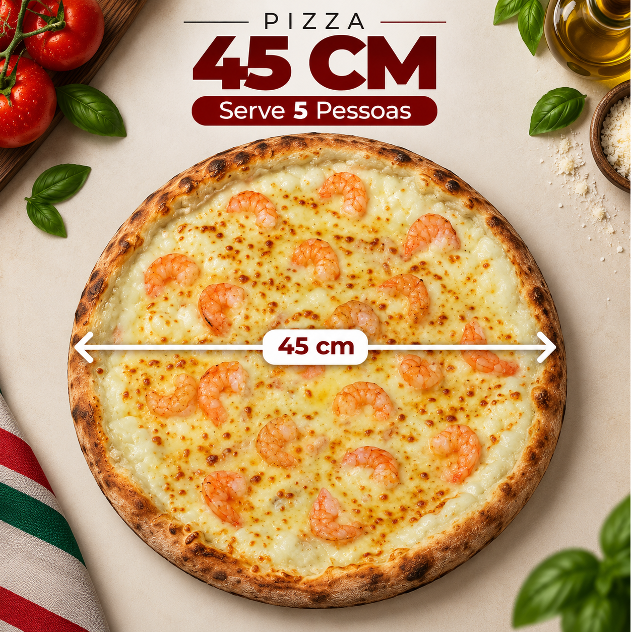 Pizza Família 45cm