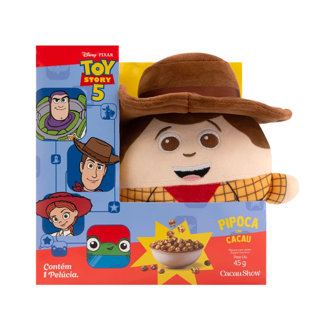 Pipoca Toy Story Woody 45g