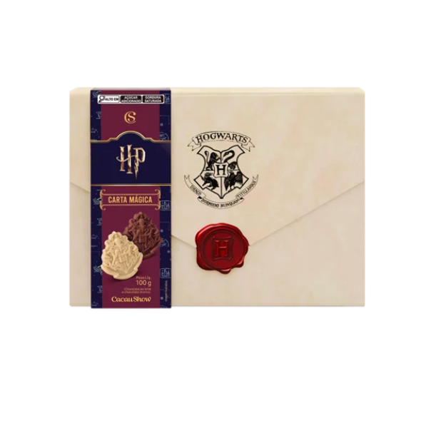Caixa Carta Hogwarts 100g