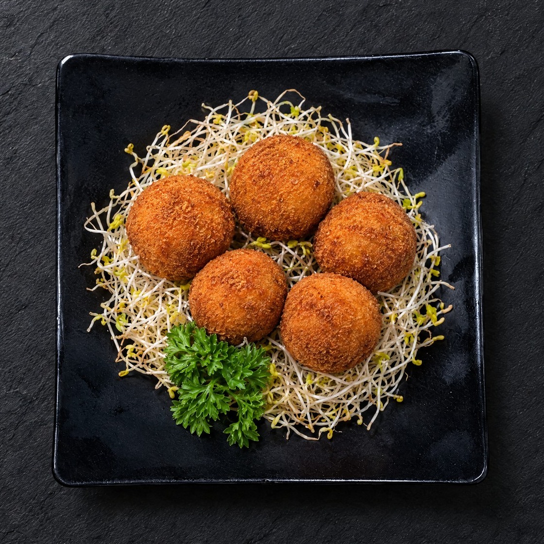 Bolinho de salmão - 5 peças