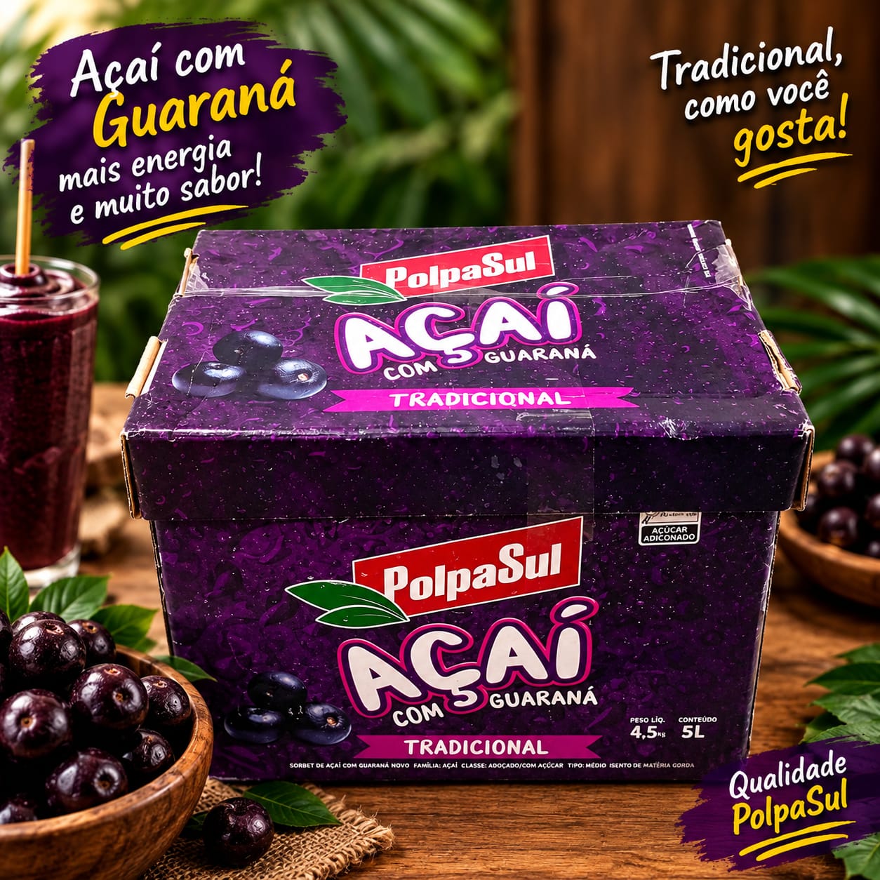ACAI PREMIUM / GUARANA / CX 05 LT / PS / UND