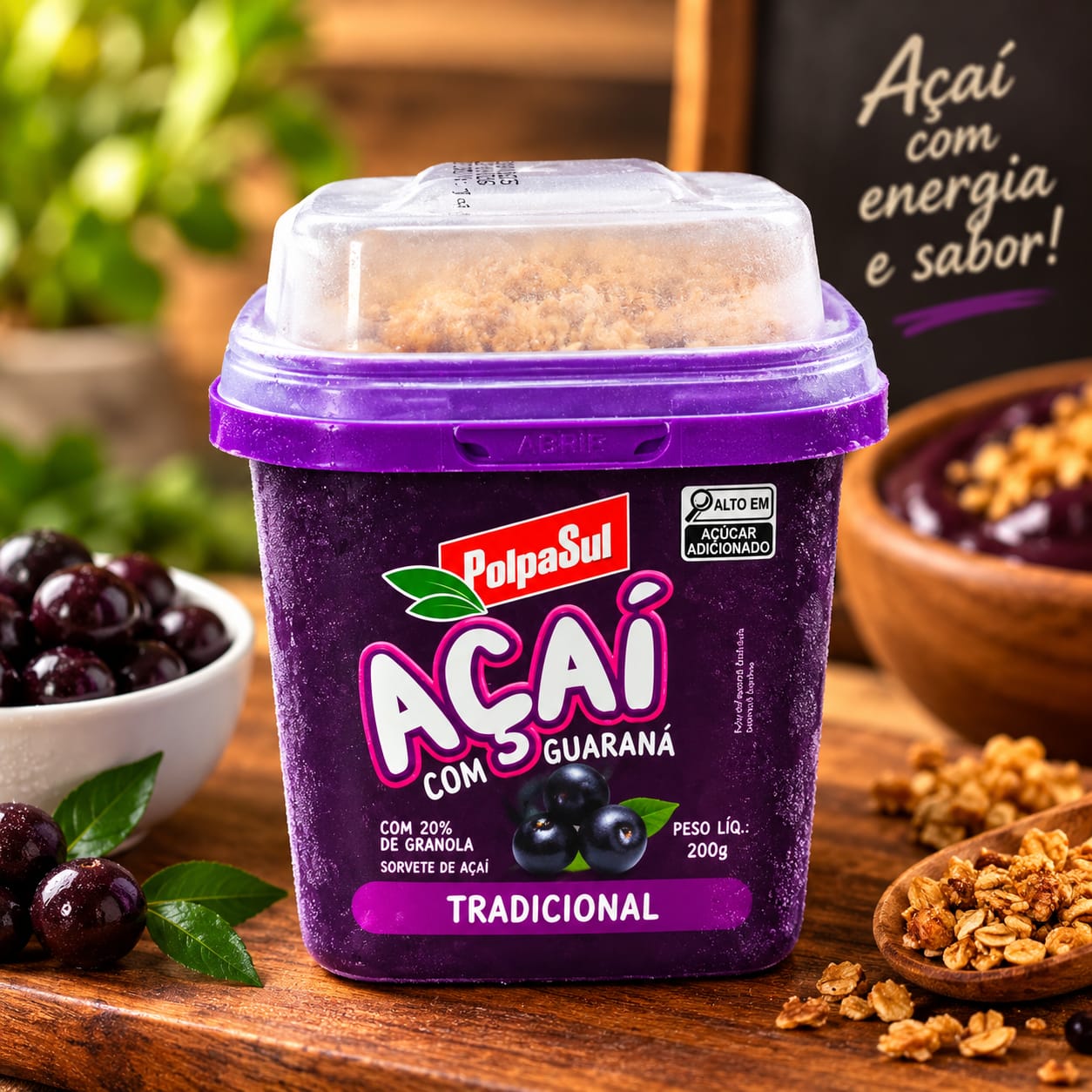 ACAI GUARANA / PT 220 GR / GRANOLA / PS