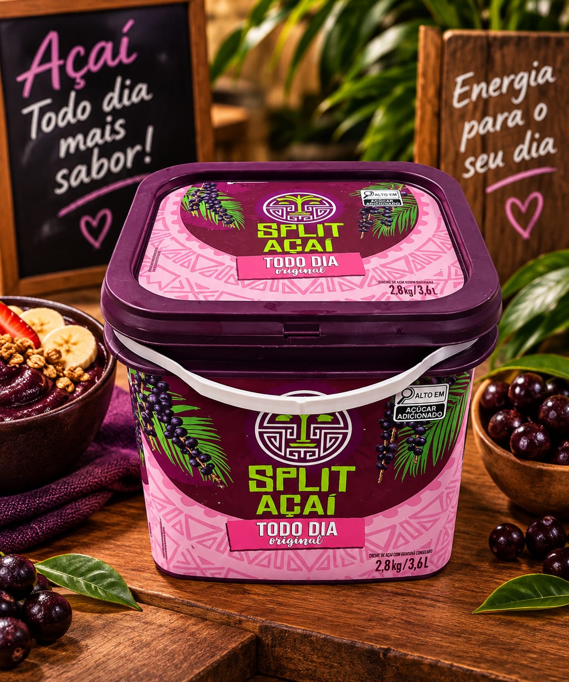 SPLIT ACAI ORIGINAL / TODO DIA / RX / BD 3,6 KG / UND