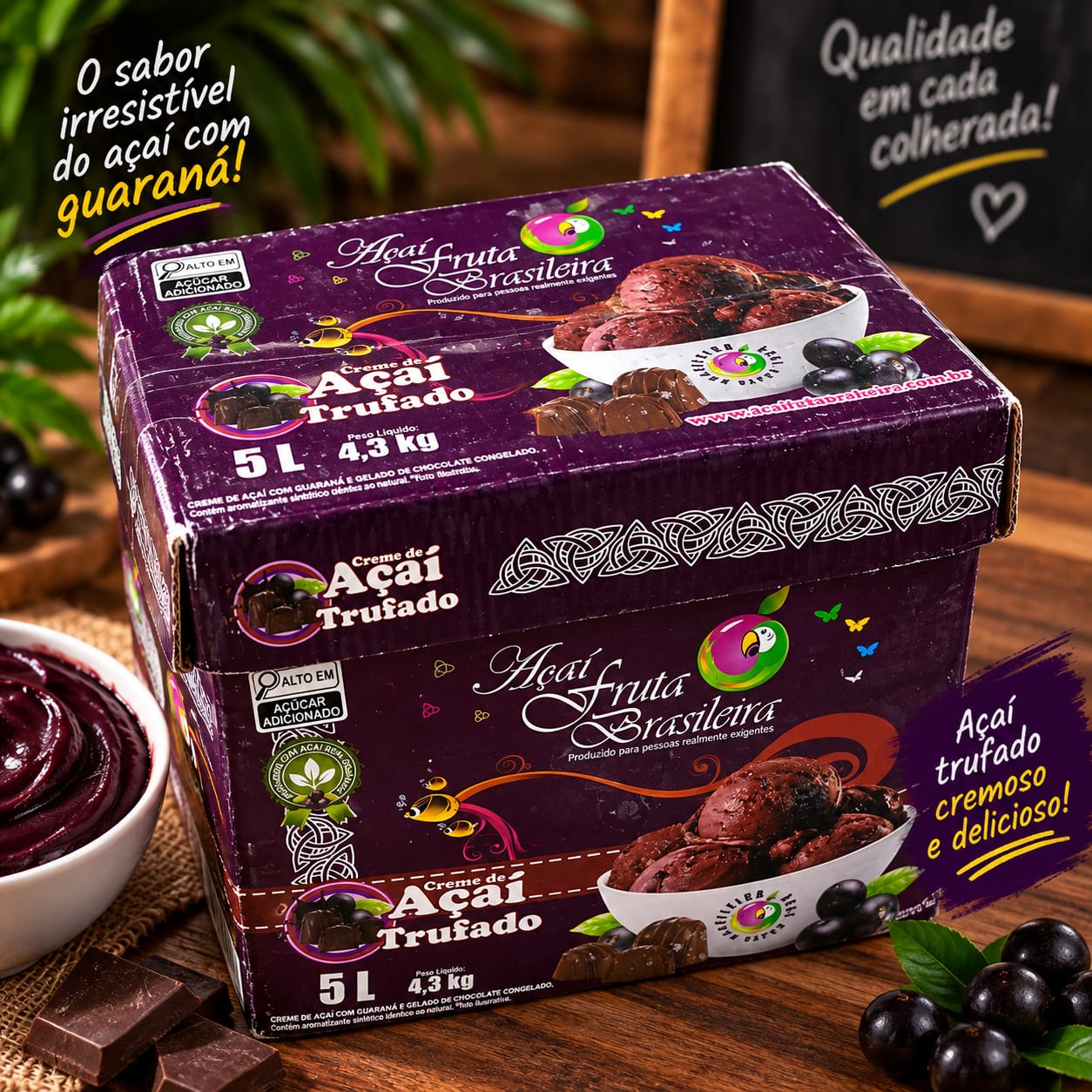 ACAI TRUFADO / FB / 05 LITROS / UND
