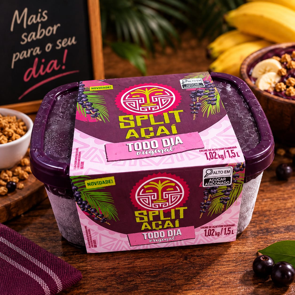 SPLIT ACAI ORIGINAL / TODO DIA / RX / 1,5 L / UND / LJ