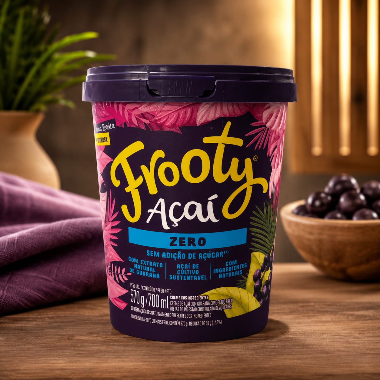 FROOTY ACAI ZERO / NATURAL / AZ / 700 ML / UND