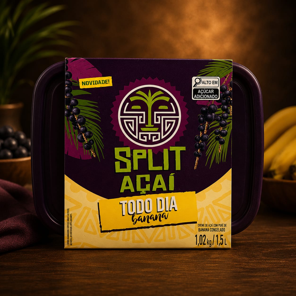 SPLIT ACAI BANANA / TODO DIA / RX / 1,5 L / UND