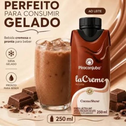 Bebida Lactea LaCreme ao Leite 250 ml