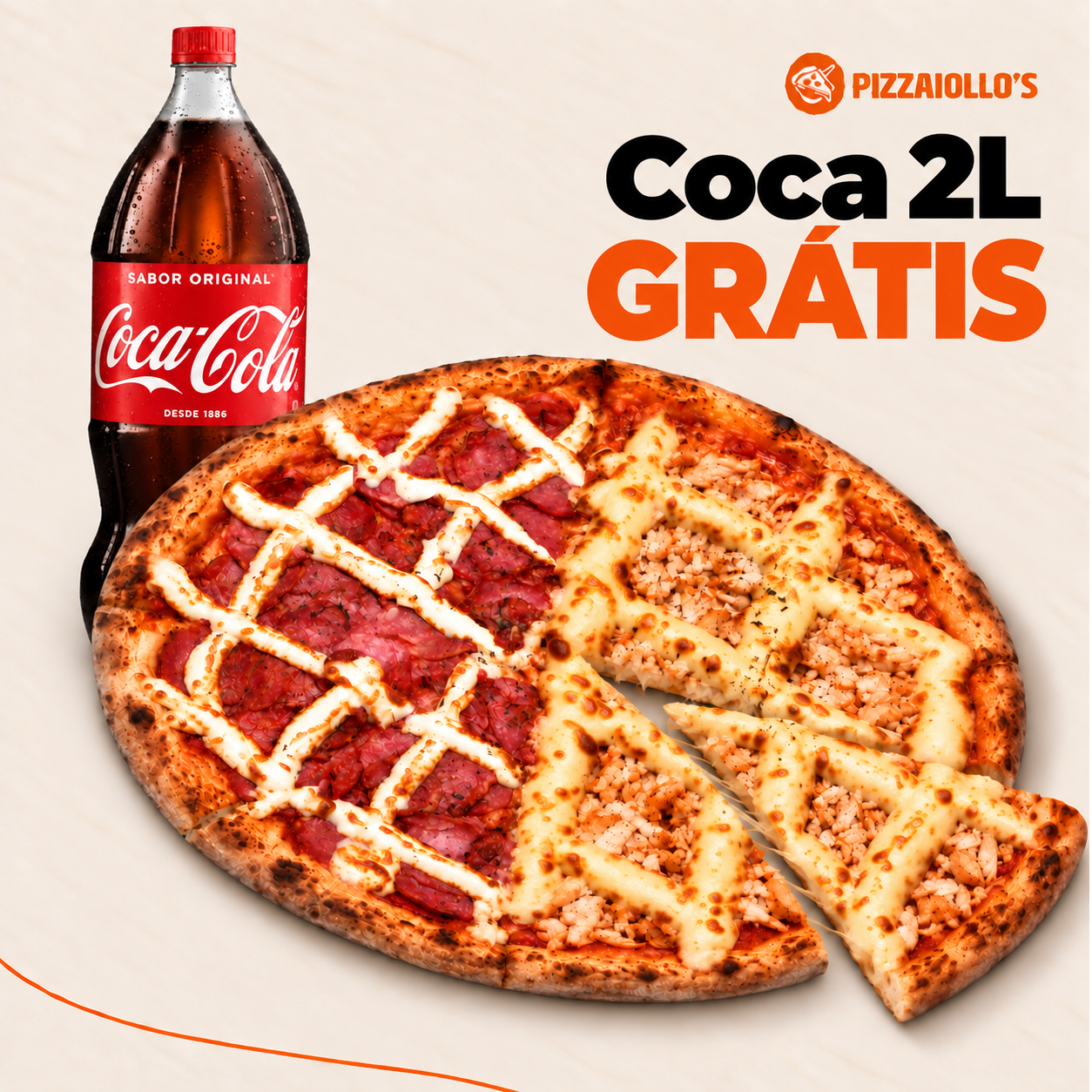 COCA 2L GRÁTIS - RequeBresa/RequeFrango    