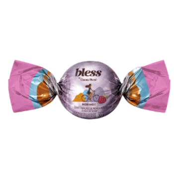 Trufa Bless Zero Açúcar e Zero Lactose de Chocolate ao Leite com Morango 30g