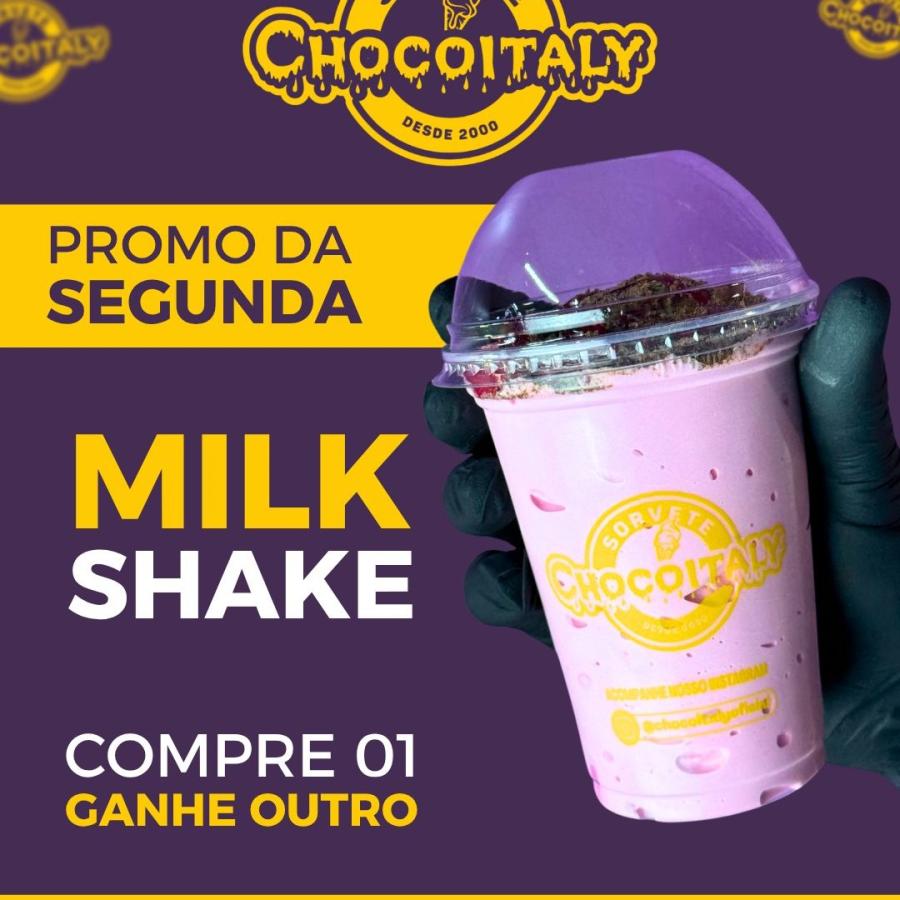 2 MILK SHAKE TRADICIONAL  (ESCOLHA O TAMANHO)