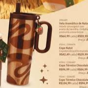 Copo Térmico Chocolate com Canudo 750ml