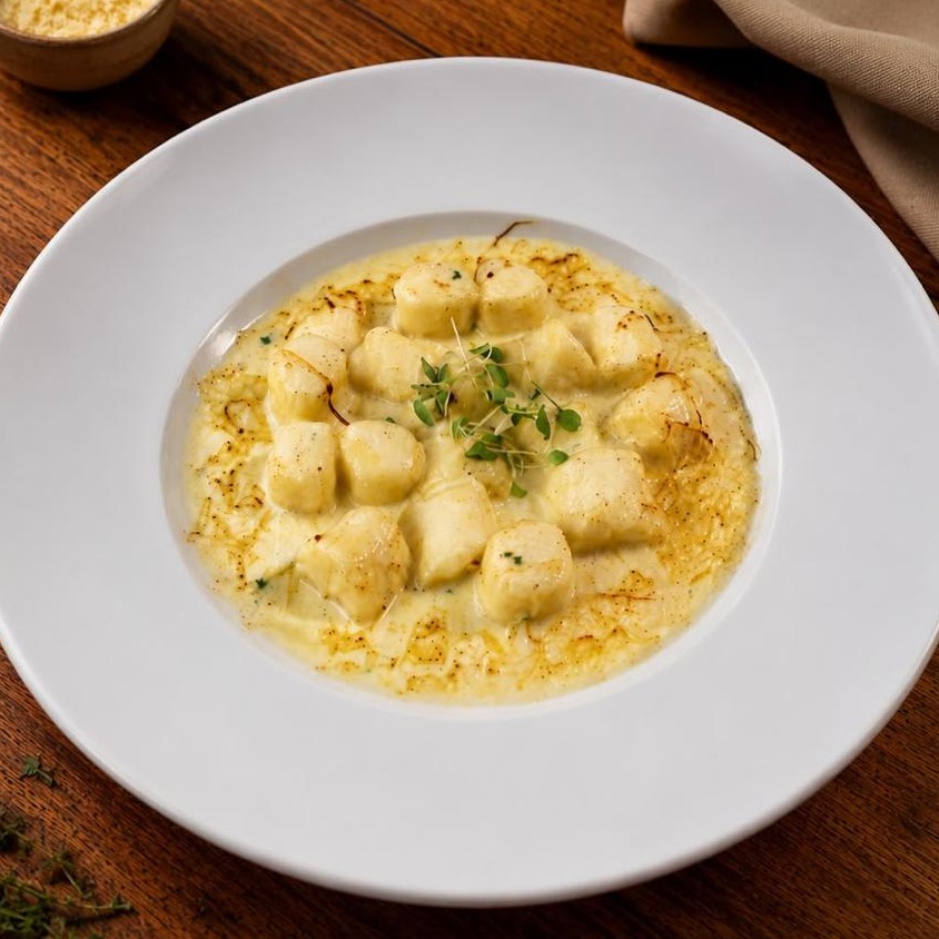 Massa Artesanal Executivo (Ravioli Recheado ou Nhoque) - Serve 1 pessoa 