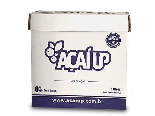 Açaí Up orgânico Tradicional caixa 5 litros