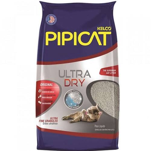 Areia Higiênica Pipicat Ultra Dry Kelco 4kg