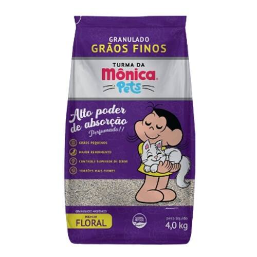 Areia Higiênicia Floral Turma da Mônica Pets 4kg
