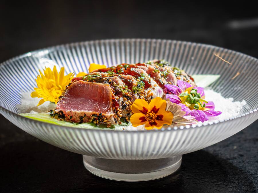 Atum em Crosta de Gergelim