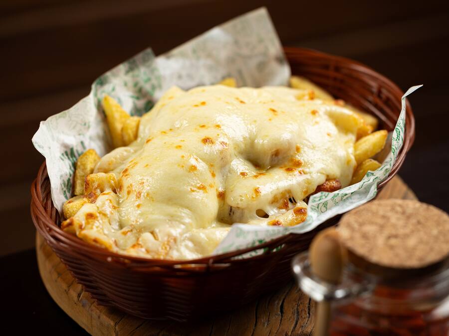 Batata Frita com Mussarela - 500g