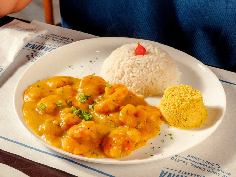 Bobó de Camarão + Bebida