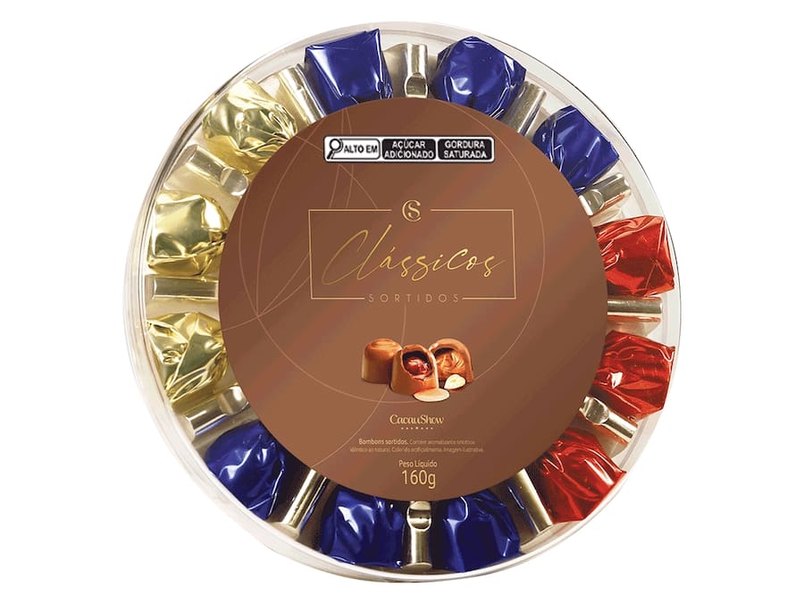 Bombons Clássicos ao Leite Sortidos 160g