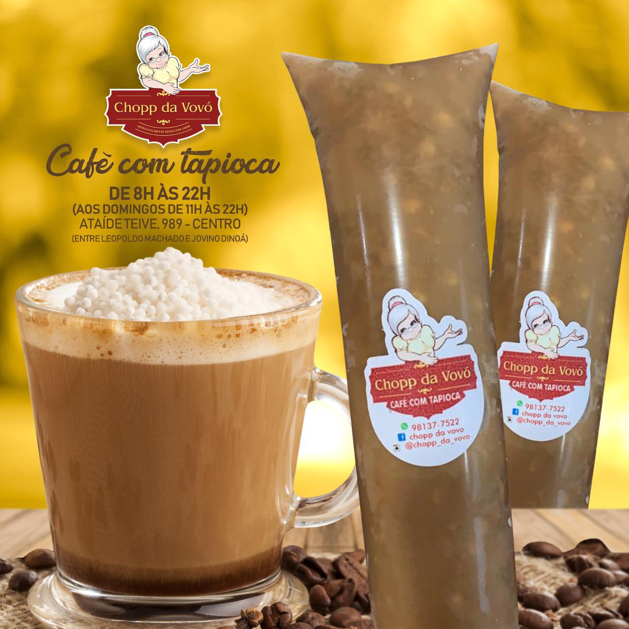 Café com tapioca - 180 ml