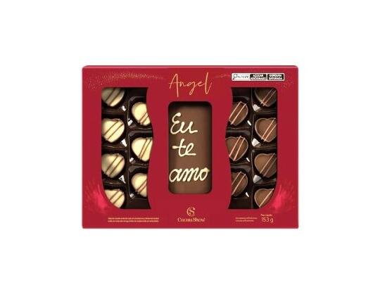 Caixa Artesanal de Bombons Delícias de Amor 153g