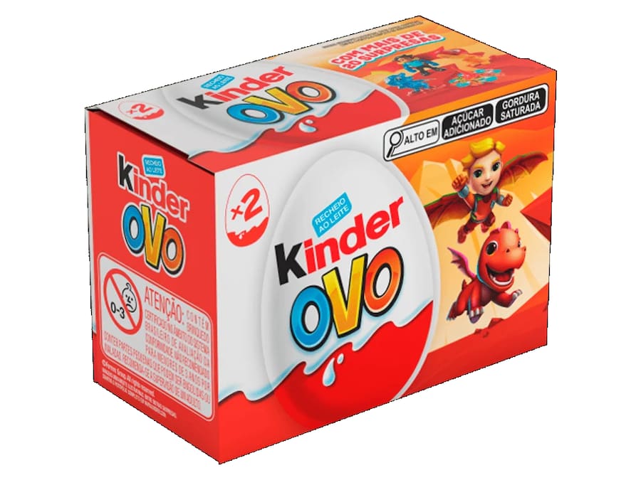 Caixa c/ 2un - Kinder Ovo Dinos