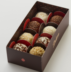 Caixa com 8 brigadeiros gourmet