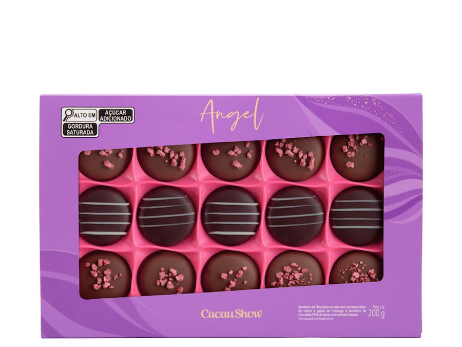 Caixa de Bombom Angel de Chocolate ao Leite 200g