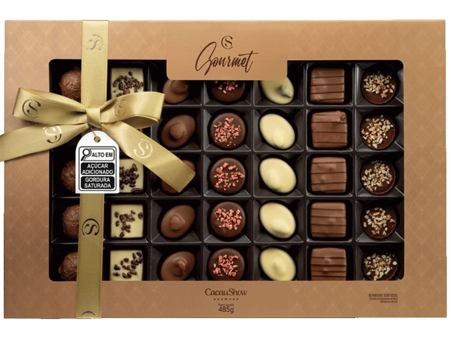 Caixa de Bombom Gourmet 485g