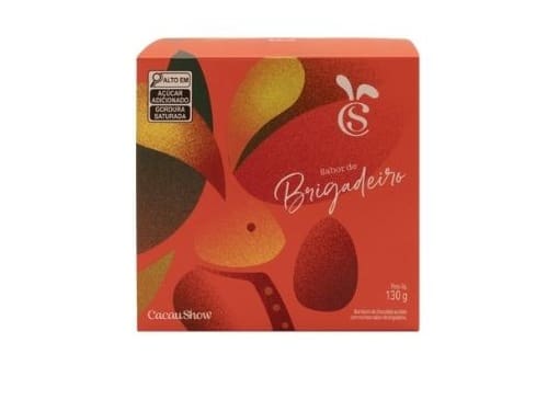 Caixa De Bombons Cubo Cacau Magia Brigadeiro 130g