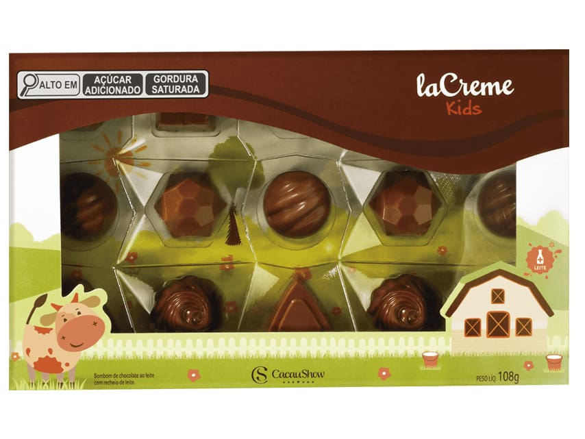 Cópia de Caixa de Bombons laCreme Kids 108g