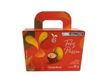 Caixa De Chocolate Cacau Magia Caça Aos Ovos 80g