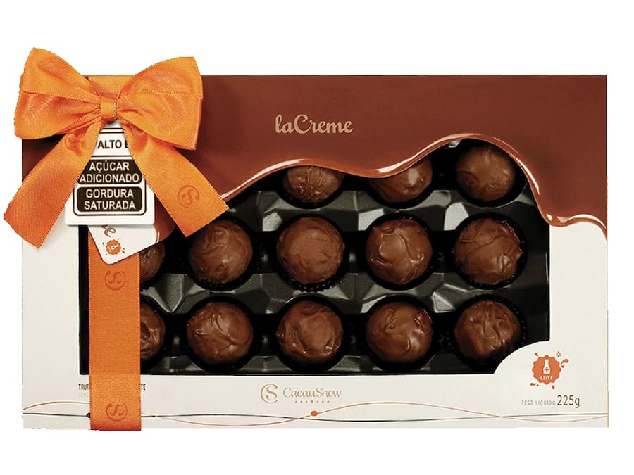 Caixa de Trufas lacreme ao Leite 225g
