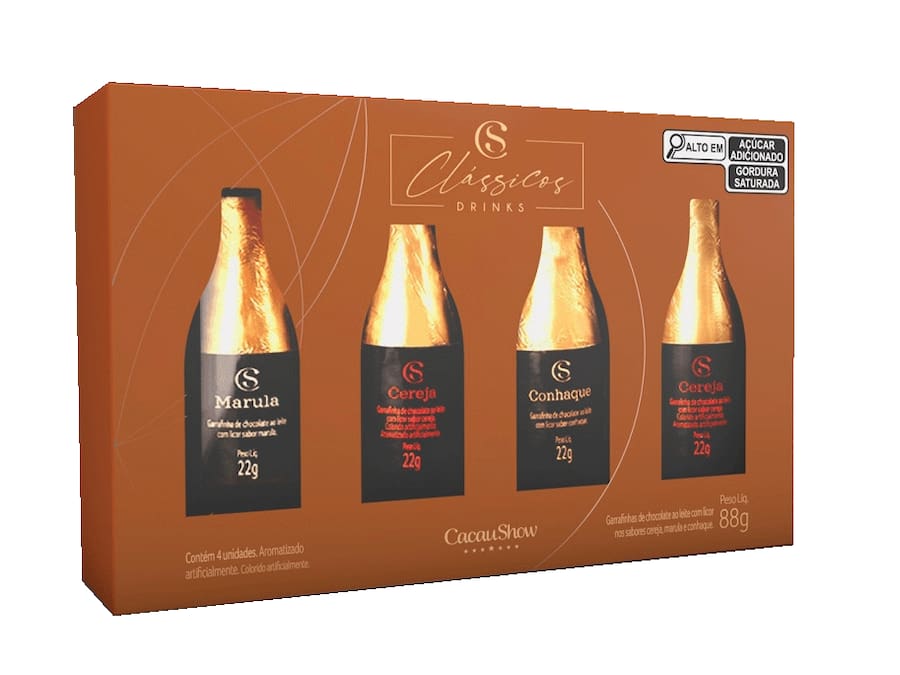 CX CLÁSSICOS GARRAFINHAS 88g