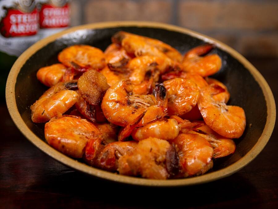 Camarão ao Alho e Óleo 300g