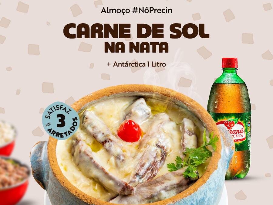 Carne de Sol na Nata (3 Pessoas)