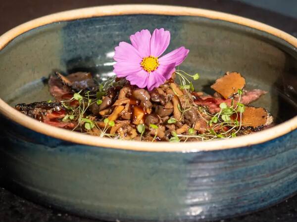 Carpaccio de Filé Mignon com Trufa