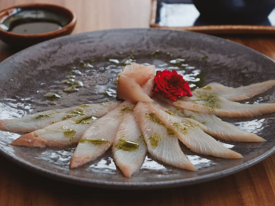Carpaccio de Peixe Branco