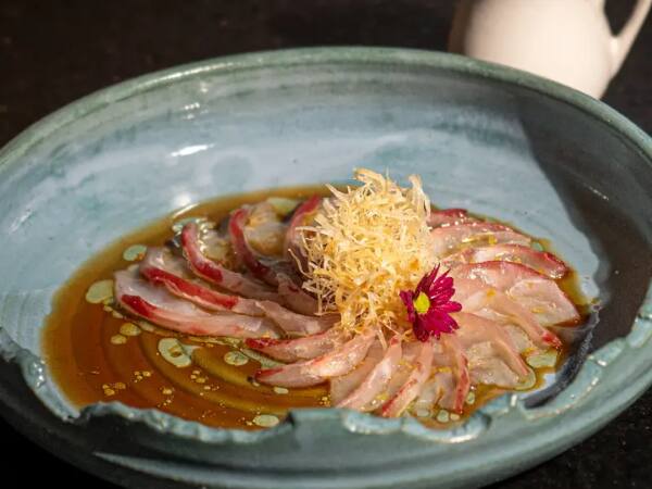 Carpaccio de Robalo - 12 Lâminas