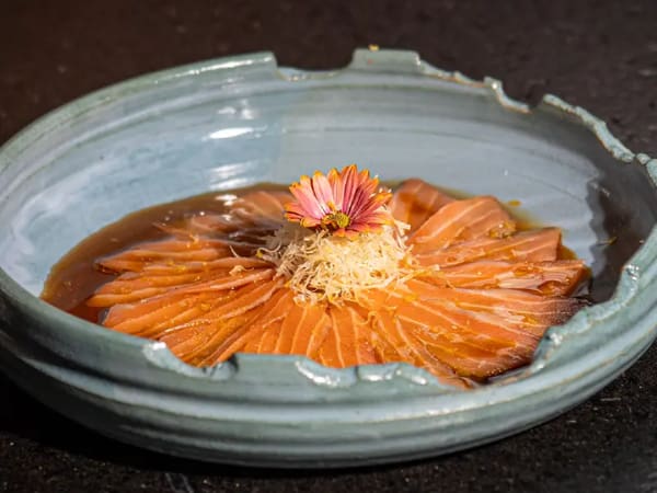 Carpaccio de Salmão - 12 Lâminas