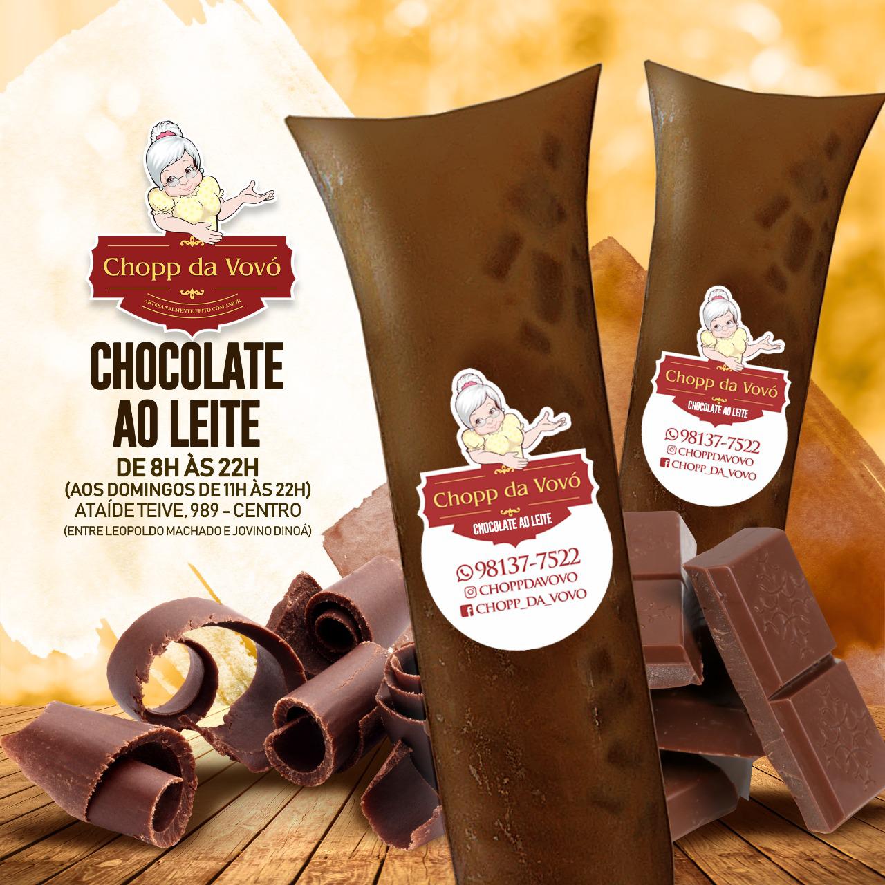 Chocolate ao leite - 180 ml