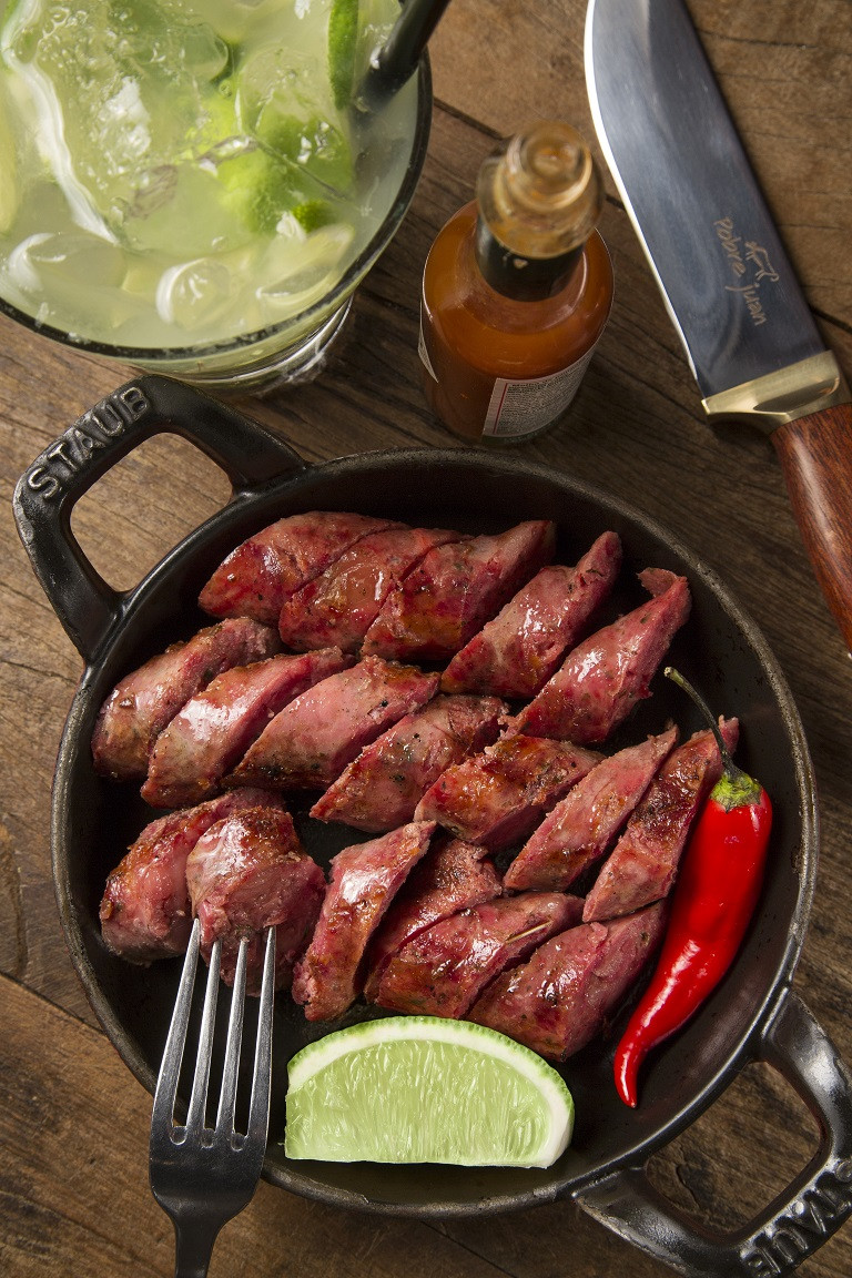 Chorizo tradicional +  Mix especial de chorizo + Cerveja