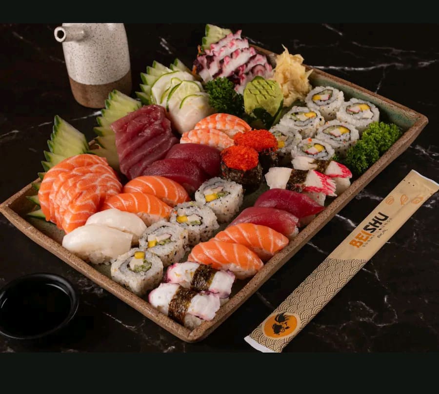 Combinado de Sushi 46 Peças  Supremo Beishu